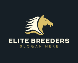 Horse Stable Stallion logo design