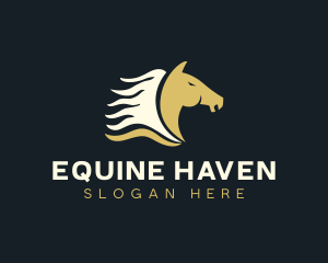 Horse Stable Stallion logo design