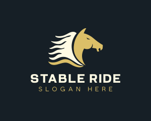 Horse Stable Stallion logo design