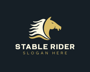 Horse Stable Stallion logo design