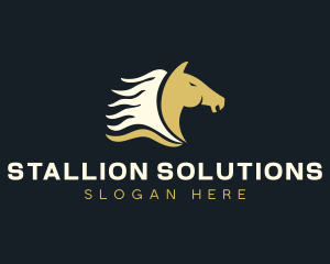 Stallion - Horse Stable Stallion logo design