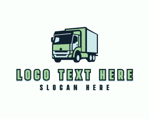 Truck Delivery Logistics Logo