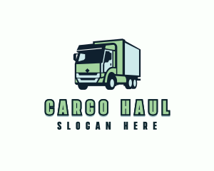 Truck Delivery Logistics logo design