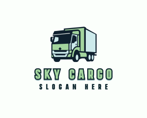 Truck Delivery Logistics logo design