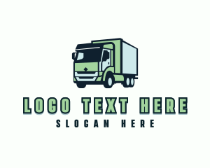 Transportation - Truck Delivery Logistics logo design