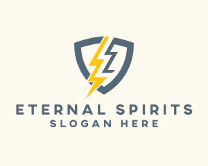 Electric Shield Power logo design