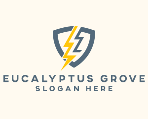 Electric Shield Power logo design