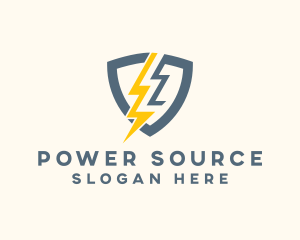 Watt - Electric Shield Power logo design