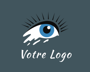 Sight - Psychic Crying Eye logo design