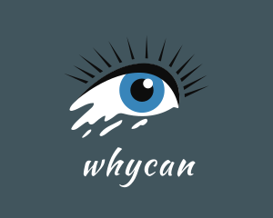 Optometrist - Psychic Crying Eye logo design
