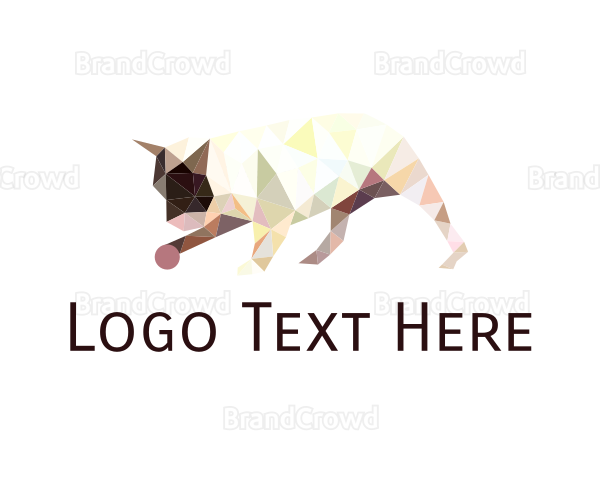 Colorful Geometric Pet Logo