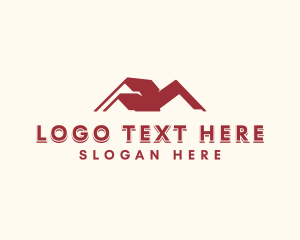 Leasing - Roofing Property Repair logo design