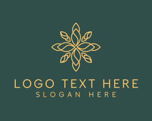 Nature Conservation - Yellow Floral Pattern logo design