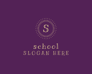 Handwritten Nursery Learning School, logo design