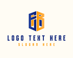 Geometric - Industrial Building Business logo design