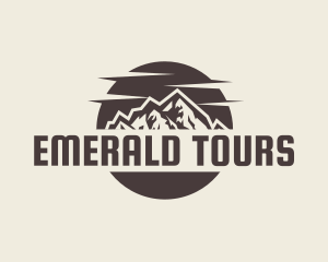 Natural Mountain Tour logo design