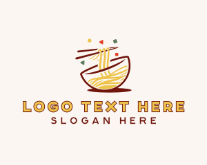 Garnish - Asian Noodles Gourmet logo design