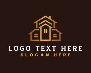 Minimalistic - Luxury Roof  Builder logo design