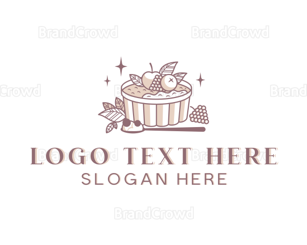 Berries Creme Brulee Logo