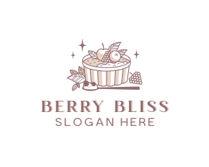Berries - Berries Creme Brulee logo design
