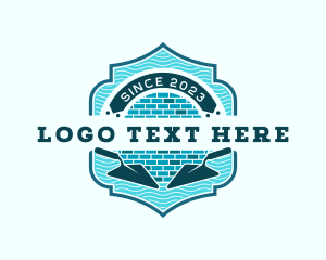 Hardware - Trowel Masonry Brick logo design