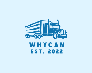 Cargo - Logistics Cargo Trailer Truck logo design