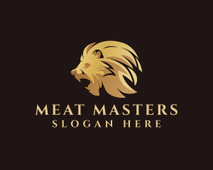 Premium Luxury Lion logo design