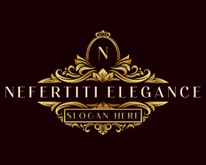 Elegant Ornament Wreath- logo design