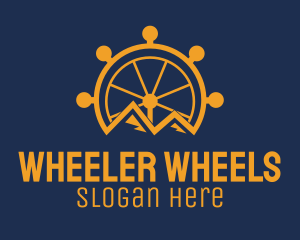 Mountain Ferris Wheel logo design