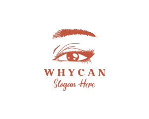 Eyebrow - Woman Beauty Eyelash logo design