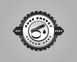 Oil - Oil Filter Gear logo design