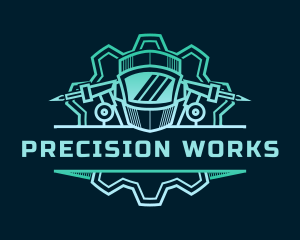 Industrial Machinist Welding logo design