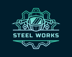 Industrial Machinist Welding logo design