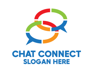 Modern Chatting App logo design