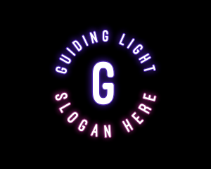 Bright Neon Bar logo design