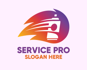 Gradient Panel Beater Service logo design