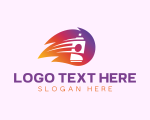 Service - Gradient Panel Beater Service logo design