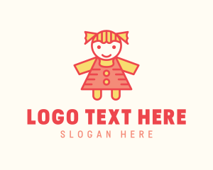Kindergarten - Doll Kids Kindergarten logo design
