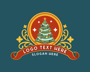 Holiday Christmas Tree Logo