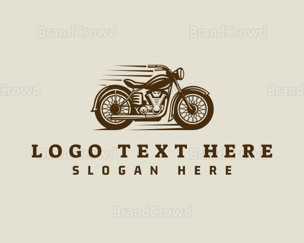 Motorbike Biker Mechanic Logo