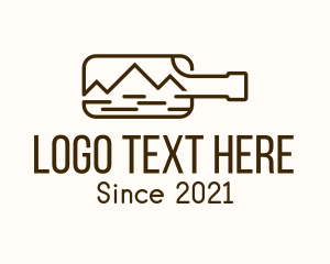 Liquor Store - Adventure Mountain Bottle logo design