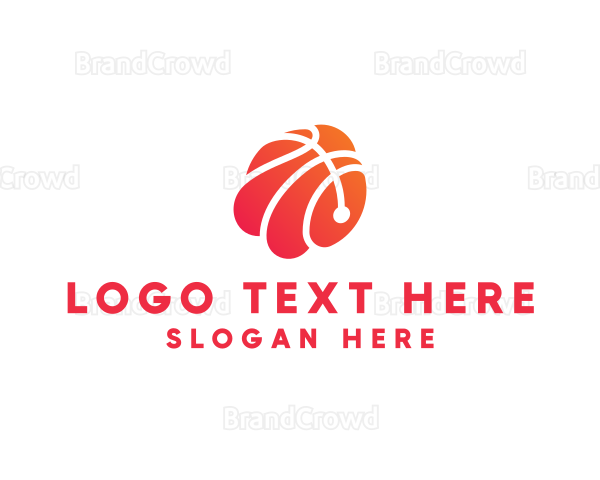 Basketball Sports Ball Logo