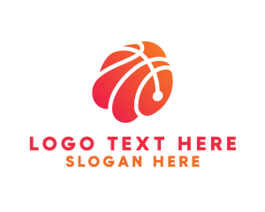 Sports Equipment - Basketball Sports Ball logo design