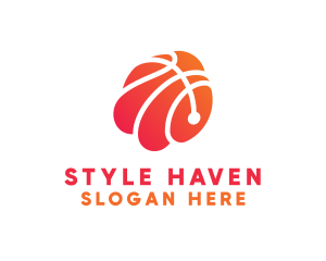 Basketball Sports Ball Logo