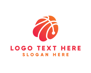 Basketball Sports Ball Logo