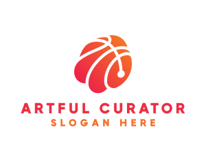 Basketball Sports Ball logo design