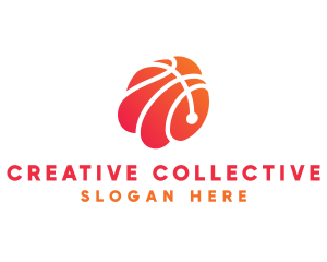 Basketball Sports Ball logo design