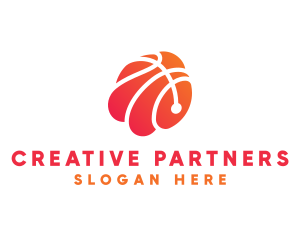 Basketball Sports Ball logo design