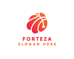 Basketball Sports Ball logo design