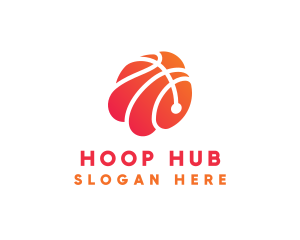 Basketball Sports Ball logo design